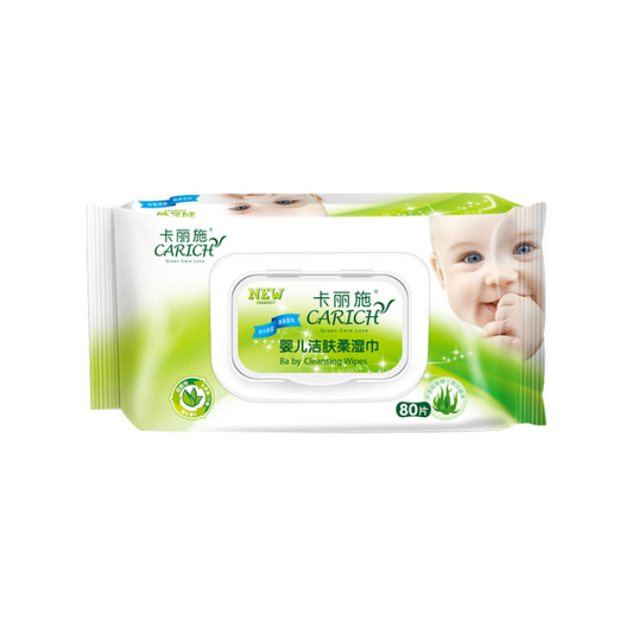 CARICH Детские влажные салфетки, 80 шт