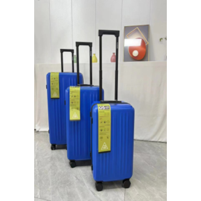 Синий чемодан 1030 спортивный стиль (Большой 28 дюймов)