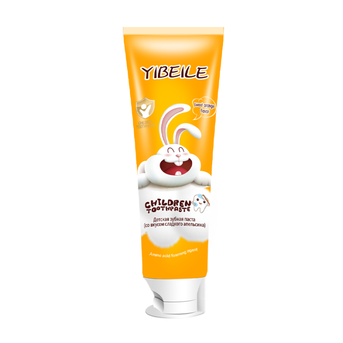 YIBEILE Детская зубная паста со вкусом апельсина 80г YIBEILE Детская зубная паста со вкусом апельсина 80г