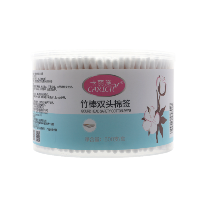 CARICH Двусторонние ватные палочки на бамбуковой основе CARICH Двусторонние ватные палочки на бамбуковой основе