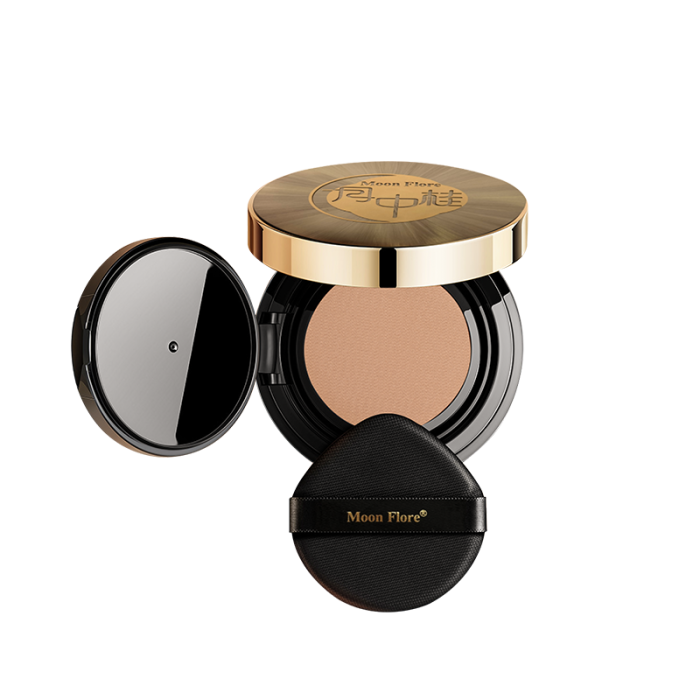 Moon Flore Бархатный BB-крем кушон с кордицепсом, 12г х 2 шт Moon Flore Бархатный BB-крем кушон с кордицепсом, 12г х 2 шт
