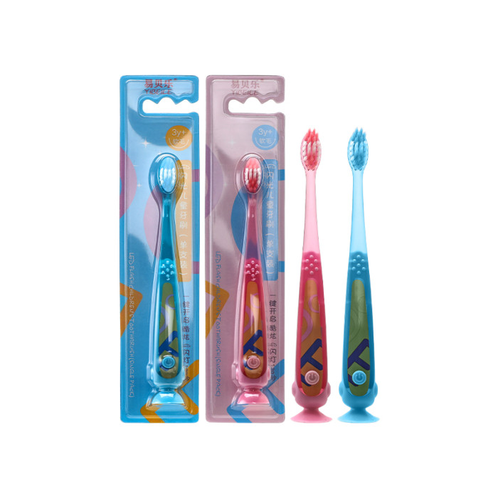 Детская зубная щетка YIBEILE со светодиодной подсветкой (одна упаковка) Детская зубная щетка YIBEILE со светодиодной подсветкой (одна упаковка)