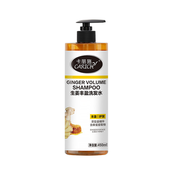 CARICH Имбирный шампунь для придания объёма волосам, 450 мл